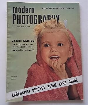 Image du vendeur pour Modern Photography (July 1953) Magazine mis en vente par Bloomsbury Books