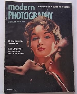 Image du vendeur pour Modern Photography (January 1954) Magazine mis en vente par Bloomsbury Books