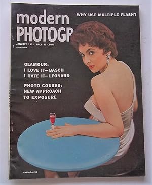 Image du vendeur pour Modern Photography (January 1955) Magazine mis en vente par Bloomsbury Books