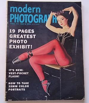 Seller image for Modern Photography (March 1955) Magazine for sale by Bloomsbury Books