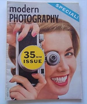 Image du vendeur pour Modern Photography (September 1955) Magazine mis en vente par Bloomsbury Books