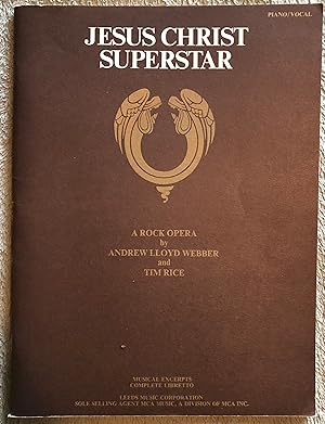 Bild des Verkufers fr Jesus Christ Superstar: A Rock Opera zum Verkauf von Burke's Books