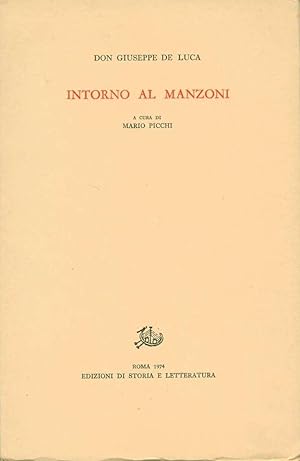 Image du vendeur pour Intorno al Manzoni mis en vente par Book Dispensary