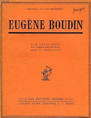 Seller image for EUGENE BOUDIN for sale by Le-Livre