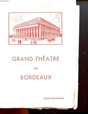 Seller image for 1 PROGRAMME GRAND-THEATRE DE BORDEAUX - SAISON 1938 - 1939 : LA MASCOTTE - OPERA COMIQUE EN 3 ACTES for sale by Le-Livre