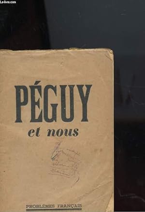 Bild des Verkufers fr PEGUY ET NOUS - BEYROUTH zum Verkauf von Le-Livre