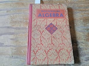 Imagen del vendedor de Nociones de Algebra y trigonometra. a la venta por Librera "Franz Kafka" Mxico.