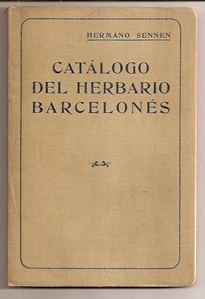 CATALOGO DEL HERBARIO BARCELONES