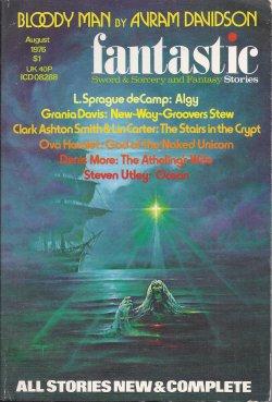 Image du vendeur pour FANTASTIC Stories: August, Aug. 1976 mis en vente par Books from the Crypt