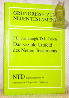 Immagine del venditore per Das soziale Umfeld des Neuen Testaments. Grundrisse zum Neuen Testament 9. venduto da Bouquinerie du Varis