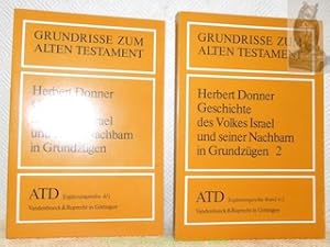 Bild des Verkufers fr Geschichte des Volkes Israel und seiner Nachbarn in Grundzgen. 2 Bnde. Grundrisse zum Alten Testament 4/1 und 4/2. zum Verkauf von Bouquinerie du Varis