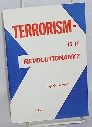 Bild des Verkufers fr Terrorism - is it revolutionary zum Verkauf von Bolerium Books Inc.
