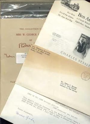 Robert Frost / Unpublished Photograph and Unique Items of Ephemera