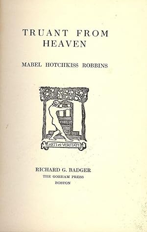 Image du vendeur pour TRUANT FROM HEAVEN mis en vente par Antic Hay Books