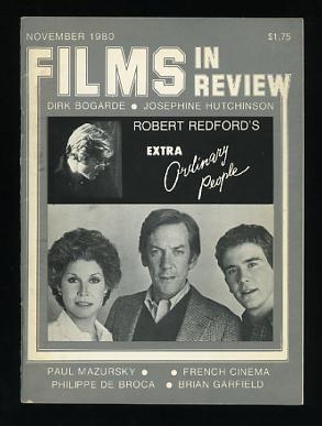 Seller image for Films in Review (November 1980) [cover: Robert Redford and the cast of ORDINARY PEOPLE] for sale by ReadInk, ABAA/IOBA