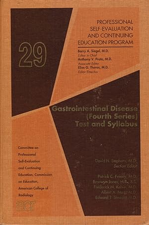 Gastrointestinal Disease (Fourth Series) : Test and Syllabus (Professional Self-Evaluation and Co...