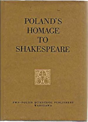 Bild des Verkufers fr Poland's Homage to Shakespeare__Commemorating the Fourth Centeary of His Birth 1564-1964 zum Verkauf von San Francisco Book Company