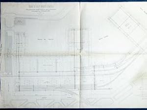 Seller image for Compagnie des Docks et Entrepts de Marseille. Plan gnral des tablissemens [ tablissements ] en cours d'excution et en projet au 1er dcembre 1862 for sale by Librairie du Cardinal