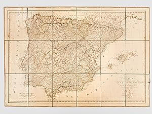 Espagne et Portugal [ Cartes ] dressées par le Chev. Lapie Géographe 1822