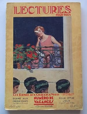 Lectures Pour Tous (Aout August 1928) French Magazine