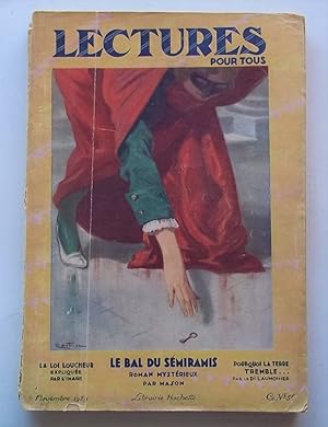Lectures Pour Tous (Novembre November 1929) French Magazine