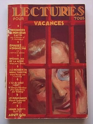 Lectures Pour Tous (Aout August 1930) French Magazine