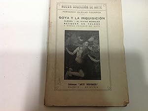 Immagine del venditore per GOYA Y LA INQUISICION IGLESIAS FIGUEROA FERNANDO 1929 venduto da LIBRERIA ANTICUARIA SANZ