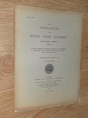 Imagen del vendedor de The Transactions of the Royal Irish Academy Volume XXXII Section C Part II a la venta por Dublin Bookbrowsers