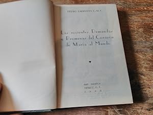 Immagine del venditore per Las recientes Demandas y Promesas del Corazn de Mara del Mundo. venduto da Librera "Franz Kafka" Mxico.