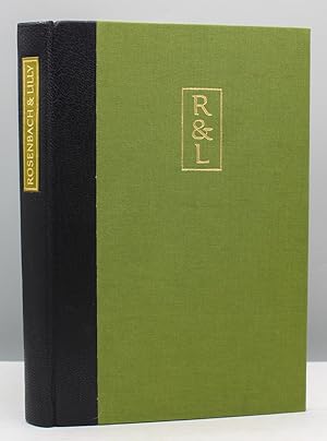 Bild des Verkufers fr Dr. Rosenbach and Mr. Lilly: Book Collecting in a Golden Age. zum Verkauf von Michael R. Thompson Books, A.B.A.A.