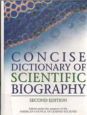 Imagen del vendedor de Concise Dictionary of Scientific Biography Edition 2. a la venta por Jonathan Grobe Books