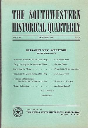 The Southwestern Historical Quarterly Vol. LXV - October , 1961
