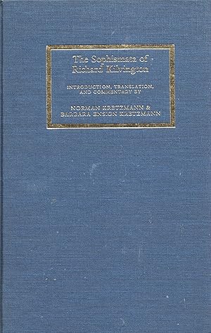 Immagine del venditore per The Sophismata of Richard Kilvington: Introduction, Translation, and Commentary venduto da Sutton Books