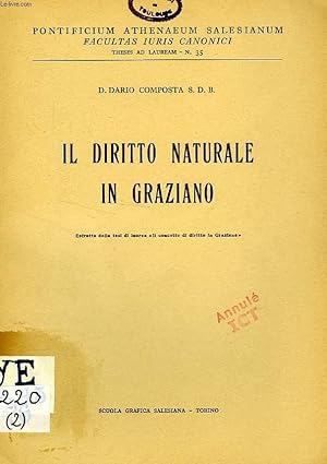 Seller image for IL DIRITTO NATURALE IN GRAZIANO (ESTRATTO) for sale by Le-Livre