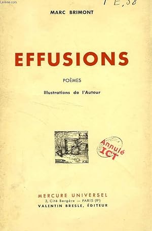 Seller image for EFFUSIONS for sale by Le-Livre