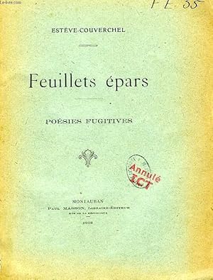 Imagen del vendedor de FEUILLETS EPARS a la venta por Le-Livre