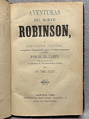 AVENTURAS DEL NUEVO ROBINSON, O HISTORIA MORAL.