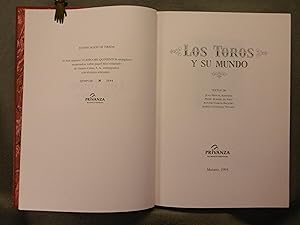 Seller image for LOS TOROS Y SU MUNDO. for sale by Auca Llibres Antics / Yara Prez Jorques