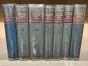 HISTORIA GENERAL DE LAS LITERATURAS HISPÁNICAS. COMPLETA 6 tomos en 7 volúmenes.