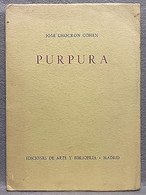 Imagen del vendedor de PURPURA. a la venta por Auca Llibres Antics / Yara Prez Jorques