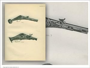 Seller image for [European Hand Firearms of the Sixteenth, Seventeenth & Eighteenth Century:] "XVIth Century Wheel-Lock Pistols." [ORIGINAL COLLOTYPE PRINT]. for sale by Librarium of The Hague