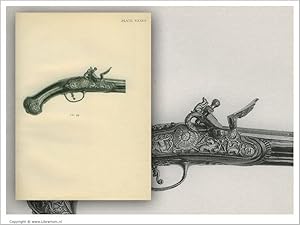 Seller image for [European Hand Firearms of the Sixteenth, Seventeenth & Eighteenth Century:] "Fine Example of Early Brescian Pistol with Flattened Butt." [ORIGINAL COLLOTYPE PRINT]. for sale by Librarium of The Hague