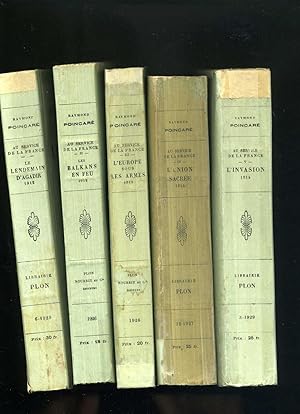 AU SERVICE DE LA FRANCE. NEUF ANNÉES DE SOUVENIRS, 1912 - 1918. ( 10 VOLUMES )
