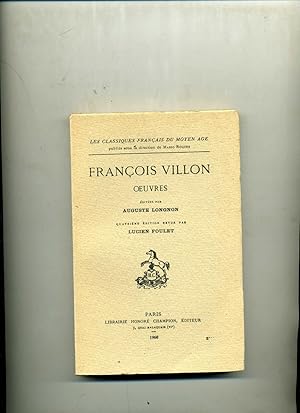 Image du vendeur pour OEUVRES dites par Auguste Longnon. Quatrime dition revue par Lucien Foulet. mis en vente par Librairie CLERC