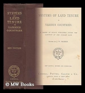 Seller image for Systems of Land Tenure in Various Countries for sale by MW Books