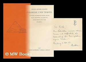 Seller image for Pyramide Und Tempel; Notizen Wahrend Einer Reise Nach Agypten, Palastina, Griechenland, Und Stambul for sale by MW Books