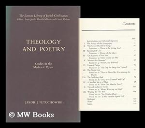 Immagine del venditore per Theology and Poetry : Studies in the Medieval Piyyut / Jakob J. Petuchowski venduto da MW Books Ltd.