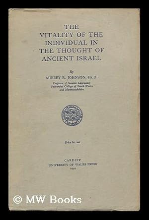 Immagine del venditore per The Vitality of the Individual in the Thought of Ancient Israel venduto da MW Books Ltd.