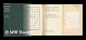 Seller image for Insurance Versus Poverty. by L. G. Chiozza Money. with an Introduction by the Right Hon. D. Lloyd George for sale by MW Books Ltd.