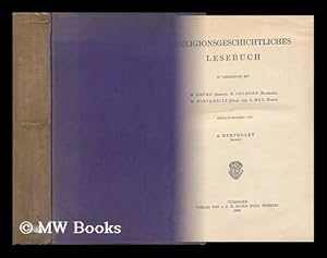 Image du vendeur pour Religionsgeschichtliches Lesebuch / in Verbindung Mit W. Grube. [Et Al. ] ; Herausgegeben Von A. Bertholet mis en vente par MW Books Ltd.